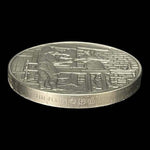 Franklin Mint History of Colonial America Pewter Medal Bay Psalm Book Vintage