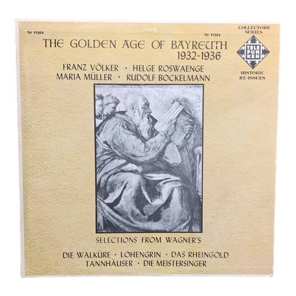 LP Franz Volker  Helge Roswaenge - The Golden Age Of Bayreuth 1932-1936