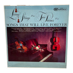 Living Strings Plus Two Pianos – Songs That Will Live Forever Vinyl LP Good Plus