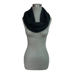 TART Collection Black Cable Knit Infinity Scarf Unisex Neck Warmer NWT