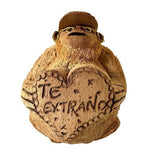 Monkey in Love Punta Cana Coconut Souvenir 6.5" Handcrafted Caribbean Figurine