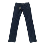 ARMANI EXCHANGE J11 Skinny Jeans Size 6R Navy Blue Gold Element Mid Rise NWT
