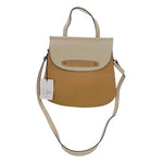 VITTORIA NAPOLI Champagne Cream Leather Handbag NWT Italian Designer Bag