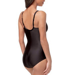 Bali Passion Black Firm Control Bodysuit 36DDD Cooling Mesh Underwire NWT