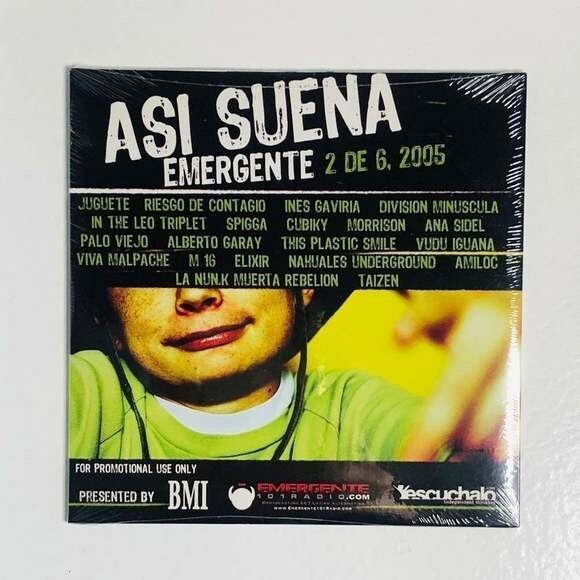 Rare CD! CD Asi Suena Emergente 1 De 6 2005 Promo Compilation CD New Sealed