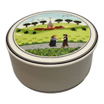 Vintage Villeroy & Boch Naif Trinket Box Lidded Ceramic Jewelry Box Porcelain VG