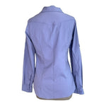 Columbia Purple Long Sleeve Hiking Shirt Womens M Button Front Omni Shade VG