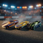 Hot Wheels Diecast Cars Lot of 3 Mini Model Vehicles Good Condition
