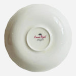 Vintage CROWN ROYAL England Bone China Tulips Tea Saucer 5.5” Floral Porcelain