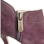 PRIMADONNA Burgundy Faux Suede Leather High Heel Ankle Booties Women’s Size 36