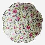 Vintage Rosina England Bone China Tea Saucer Rose Floral Porcelain 5.5" Replace