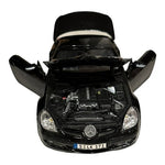 Maisto Mercedes Benz SLK 1:18 Scale Diecast Model Car Black Opening Doors Hood