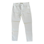 Lucky Brand Women's White Skinny Jeans Size 8/29 Ankle Stretch Cotton Denim VG