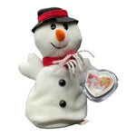 TY Beanie Baby Chillin Snowman Family Set 5pc Snowball Jingle Beanies NWT 2001