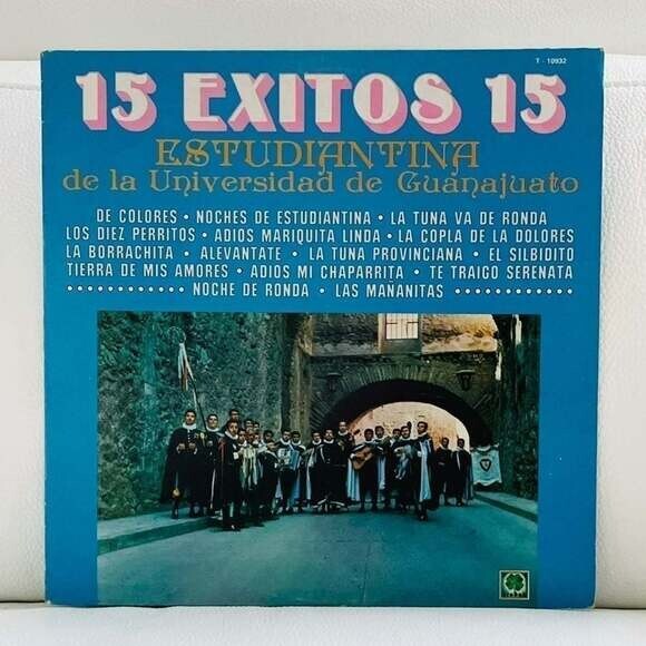 LP Estudiantina De Guanajuato -15 exitos Vinyl Record