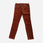 Ann Taylor LOFT Dusty Rose Corduroy Modern Skinny Jeans Sz 29/8 32W VG