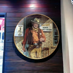 John Wayne American Legend Porcelain Plate 24K Gold Franklin Mint Tanenbaum