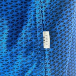 Jack O'Neill Men's Blue Geo Print Button Down Shirt XL Cotton Short Sleeve EXC