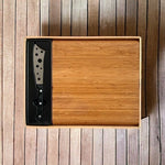 Bamboo Cheese Cutting Board Set with Knife Tools 13x9.5 Serving Charcuterie
