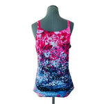 STYLE & CO Womens Cami Top & Duster Set M Illusive Vision Floral Multicolor 2pc
