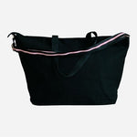 Victoria’s Secret Love Tote Canvas Striped Weekend Travel Bag NWT