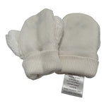 Winter White Pink Plush Mittens Baby Girl Mittens Funny Rabbit Design Mittens