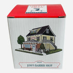 2000 Liberty Falls Joss's Barber Shop Figurine 3" Miniature Building NIB