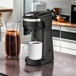 Ovente 2-in-1 Compact Coffee Maker 14oz K-Cup Ground Coffee Fast Brew NIB