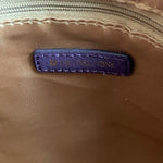 Ora Delphine Adele Purple Leather Satchel Crossbody Tote Shoulder Bag Very Good