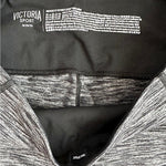 Victoria's Secret Knockout Tight Capri Leggings M Gray Compression Stretch VG