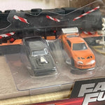 Jada Fast Furious Nano Train Scene Die-Cast Set Dom Brian NIB Final Race