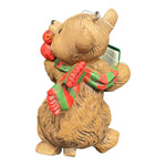Vintage Hallmark 1980 Caroling Bear With Book Christmas Ornament 3" VG