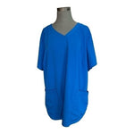 Barco Grey's Anatomy Women's Scrub Shirt Blue 3XL Stretch V-Neck NWOT