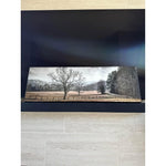 A Cloudy Day Artwork Enamel Picture Wooden Frame Print