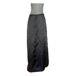 LAFAYETTE 148 Silk Maxi Skirt Black Organza Sheer Circle Women's Skirt Size 12