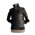 Springfield UP Men's Black Zip Front Blazer Jacket S Windbreaker VG