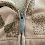 TOP HEAVY Boys Sherpa Fleece Bomber Jacket Size 5-6 Brown Full Zip Hooded