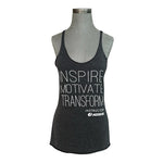 CHIN UP Apparel Tank Top S Gray White Inspire Motivate Transform Athletic VG
