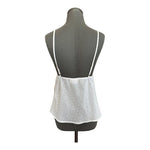 B The Label White Swiss Dot Lace Robe & Cami Sleepwear Set NWT