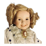 Vintage Danbury Mint Shirley Temple Porcelain Doll Bright Eyes 1991 NIB 17” NIB