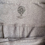 REI Co-op Gray Cropped Compression Leggings Women M High Waist 21.5" Inseam EXC
