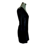 VERO MODA Black Cold Shoulder Tunic Dress Women Medium Stretchy Lined 31" Good