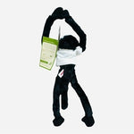 Britt Shop Costa Rica Monkey Plush 11" NWT Black White Wrap Around Arms Legs