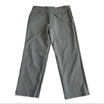 Burberry London Gray Wool Flat Front Dress Pants Size 36 Reg Very Good Condition