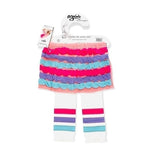 AGOO Tushie Huggers Flower Cascade Legging Crawlers S/M 0–12M NWT Cotton Stretch