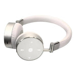 CLEER BT Wireless Over-Ear Bluetooth Headphones Lightweight White Silver NIB