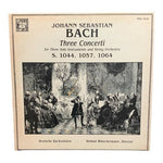 LP Johann Sebastian Bach  - Three Concerti For Three Solo Instruments And String