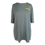 A4 Men's Grey Yellow White Padres Pedal Cause '24 Tee L 100% Polyester NWOT