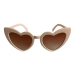 Heart Shaped Sunglasses Cute Fashion Eyewear with Pouch New