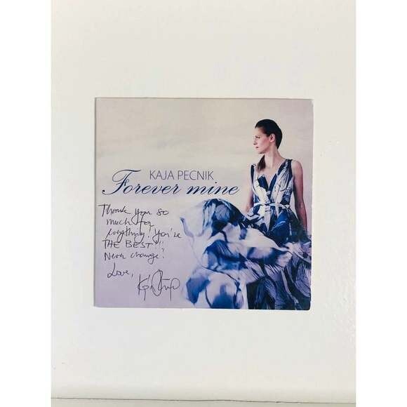 Rare! Autographed CD Kaja Pecnik - Forever Mine